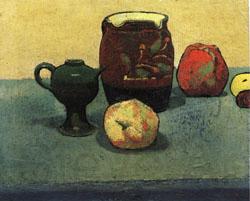 Emile Bernard Earthenware Pot and Apples France oil painting art